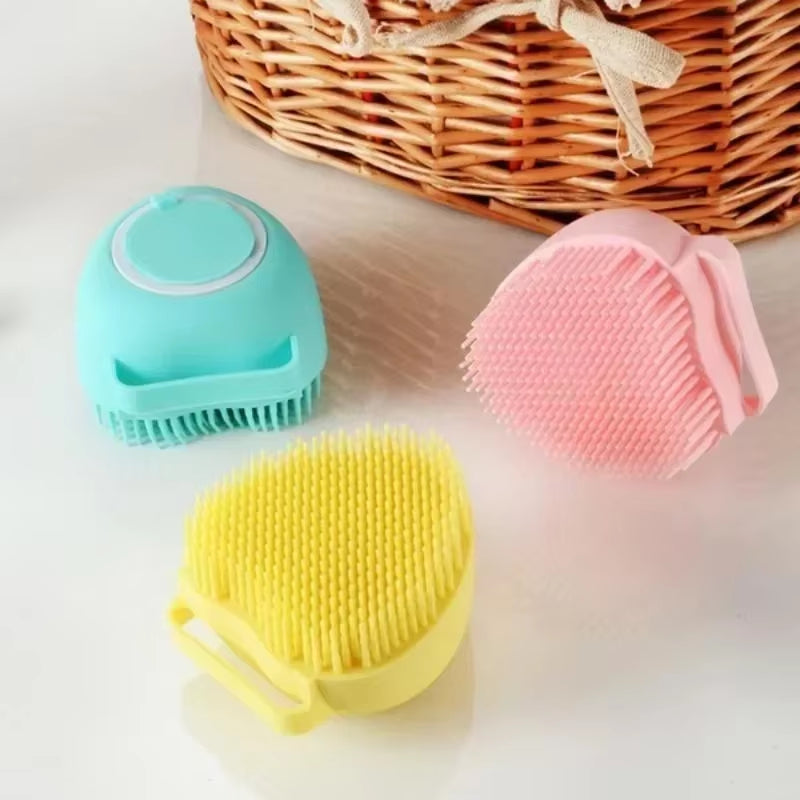 Silicone Pet Grooming Brush and Glove for Dogs and Cats - Premium Pet Accessories