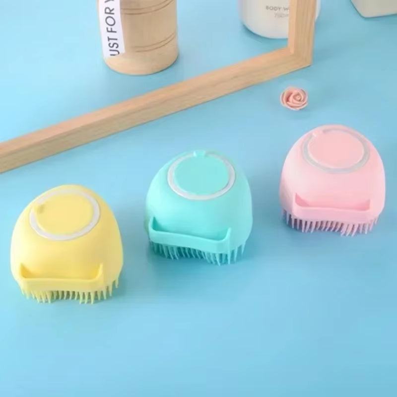 Silicone Pet Grooming Brush and Glove for Dogs and Cats - Premium Pet Accessories