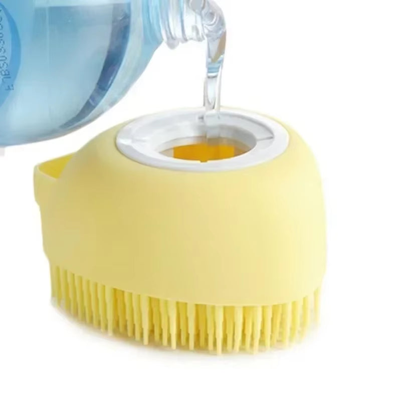Silicone Pet Grooming Brush and Glove for Dogs and Cats - Premium Pet Accessories