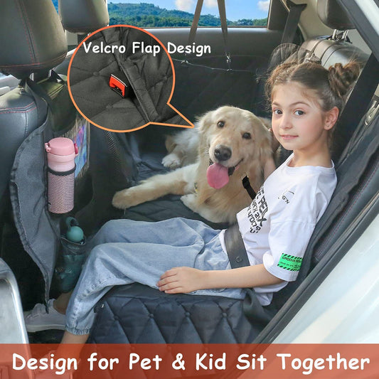 Waterproof Car Hammock for Dogs - Back Seat Dog Cover